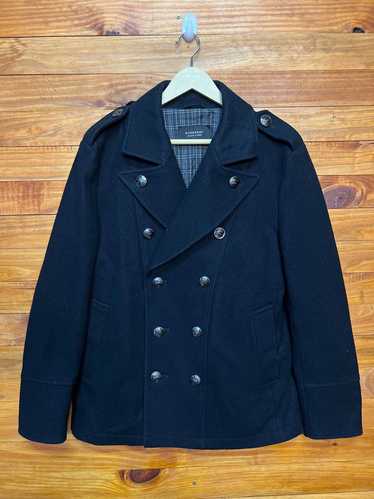 BURBERRY BLACK LABEL DOUBLE BREAST PEACOAT