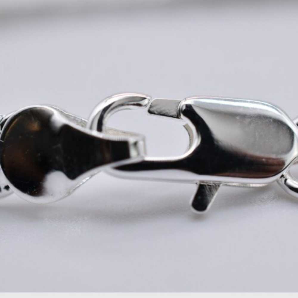 Women's Sterling Silver 6mm Serpentine Bracelet - image 5