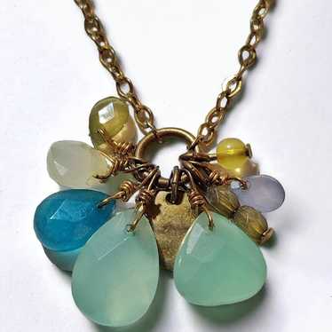 Ralph Lauren Colorful Cluster Necklace