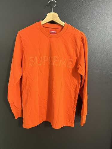 Supreme Supreme orange long sleeve