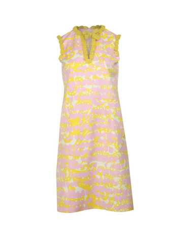 Giambattista Valli Floral Print Cotton Dress with… - image 1