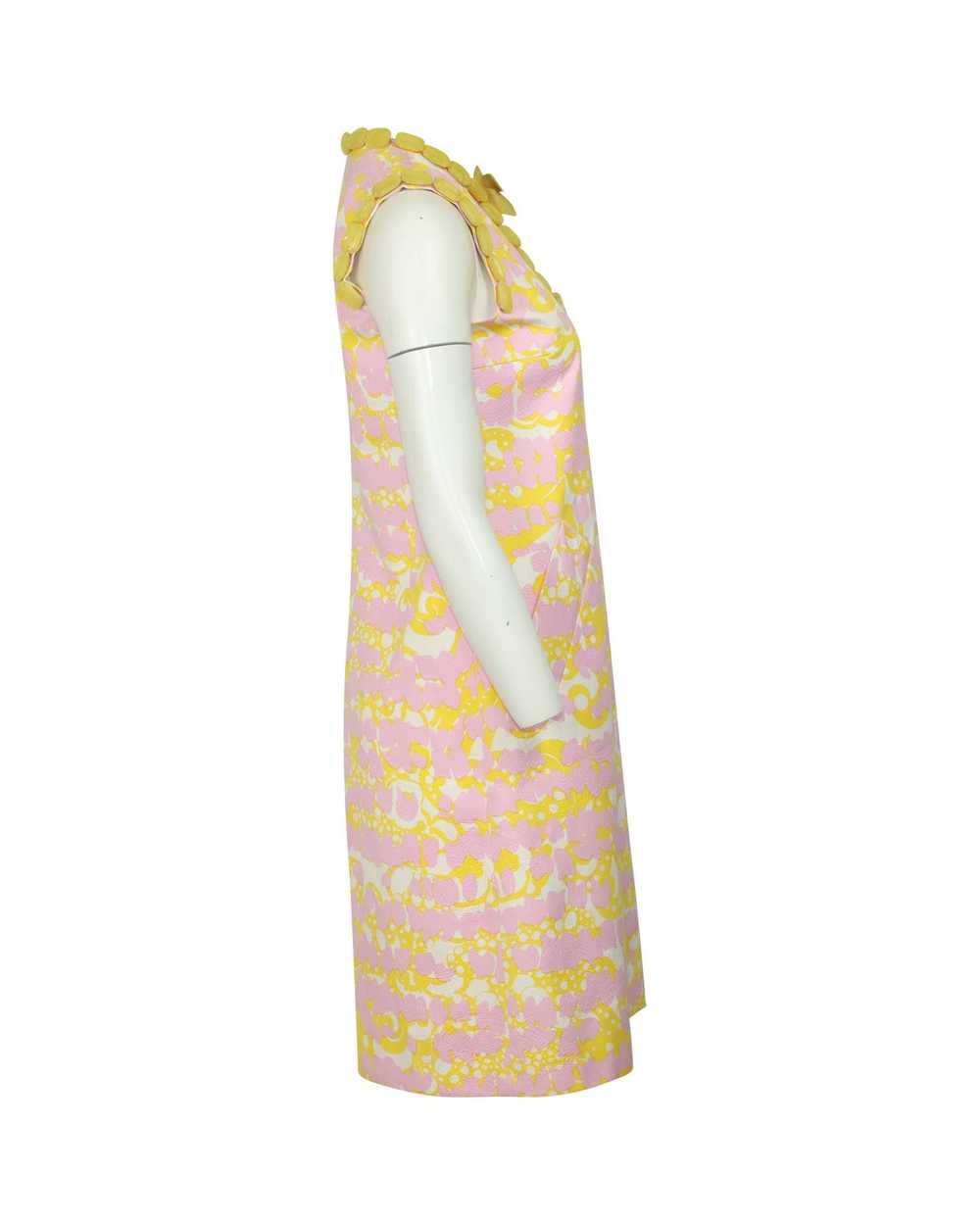 Giambattista Valli Floral Print Cotton Dress with… - image 4
