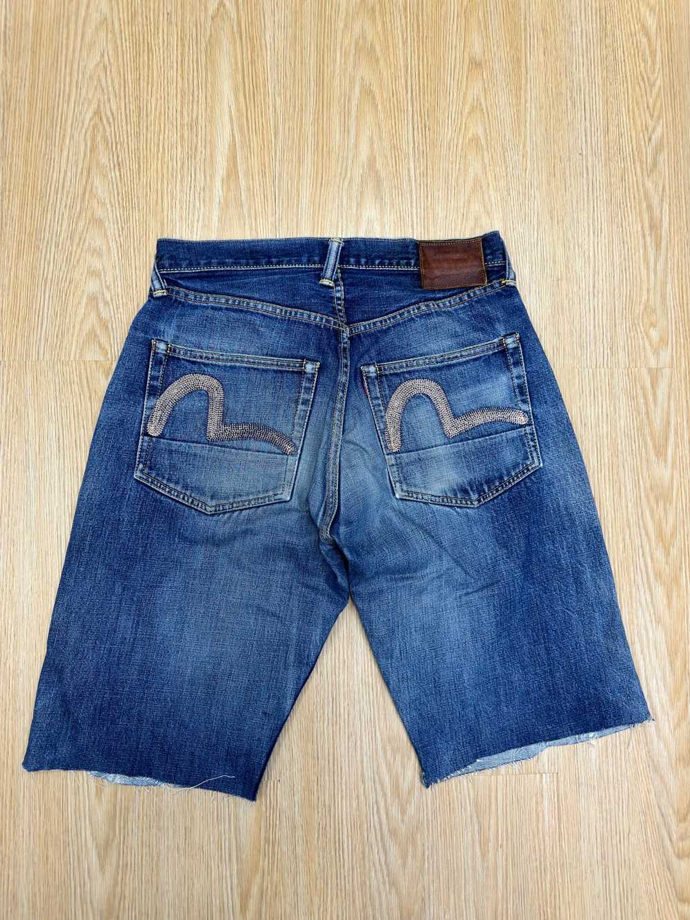 Evisu Crop Short Denim-J747 - image 2