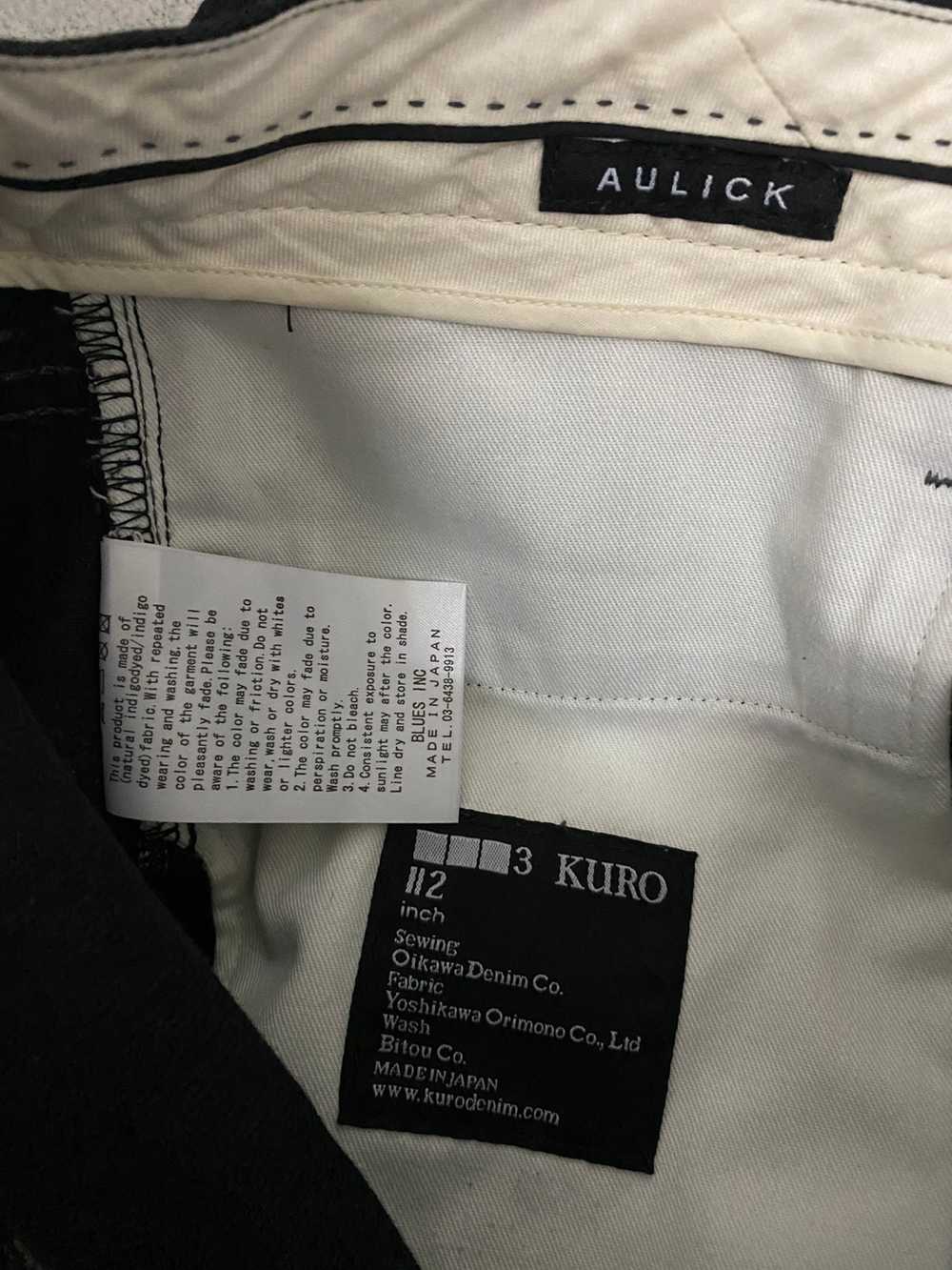 Vintage - Vintage Kuro Aulick Selvedge SuperBlack… - image 9