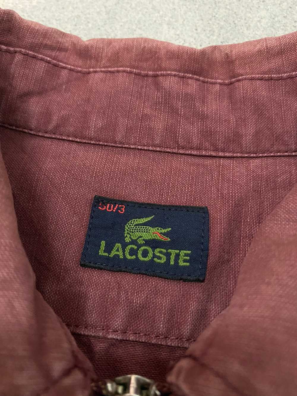 Vintage - Vintage Lacoste Distressed Jacket - image 4