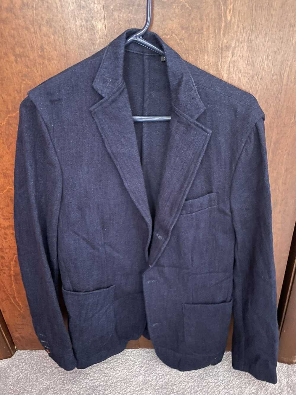 Apolis Apolis Indigo Wool Blazer sz SMALL - image 10