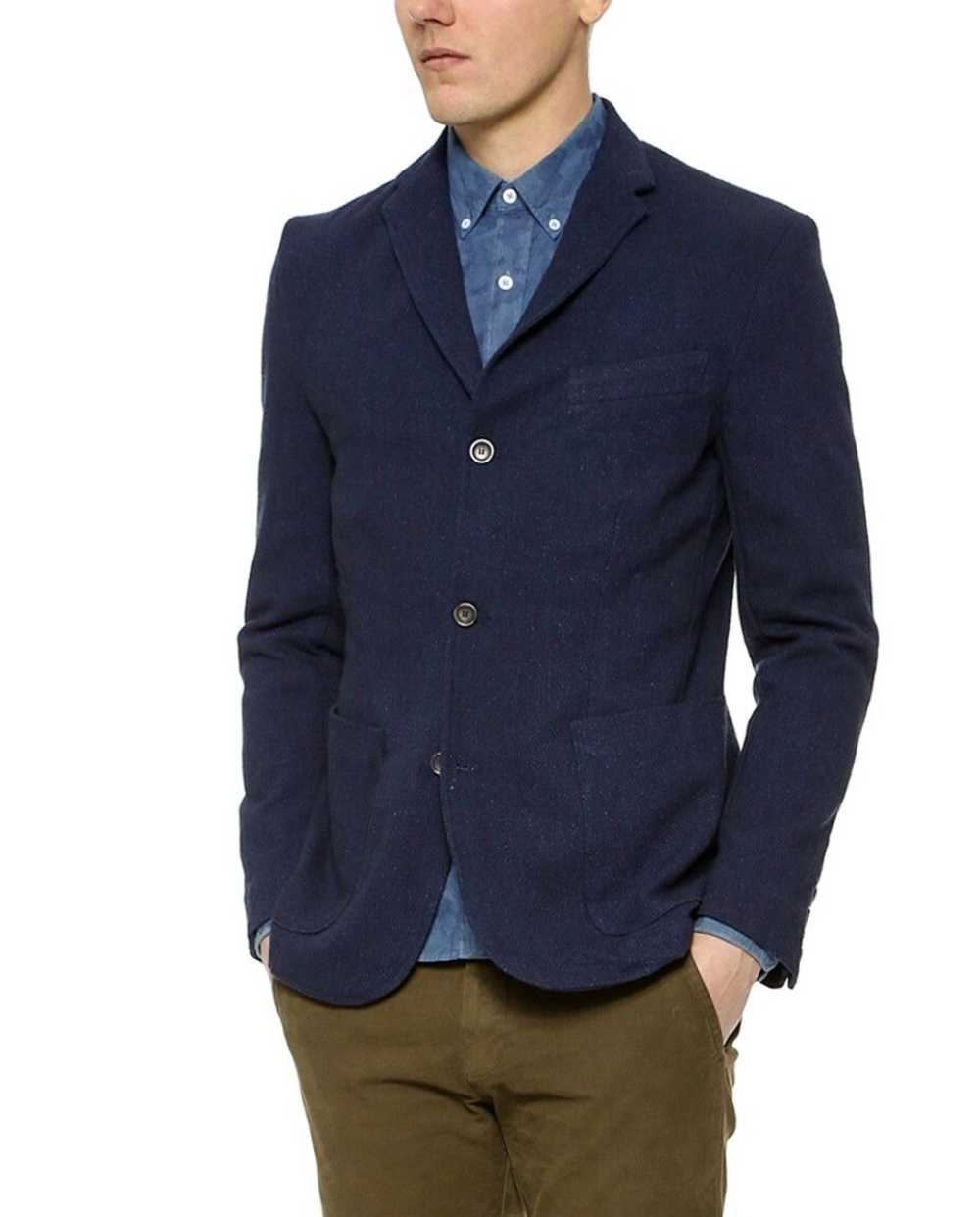 Apolis Apolis Indigo Wool Blazer sz SMALL - image 12