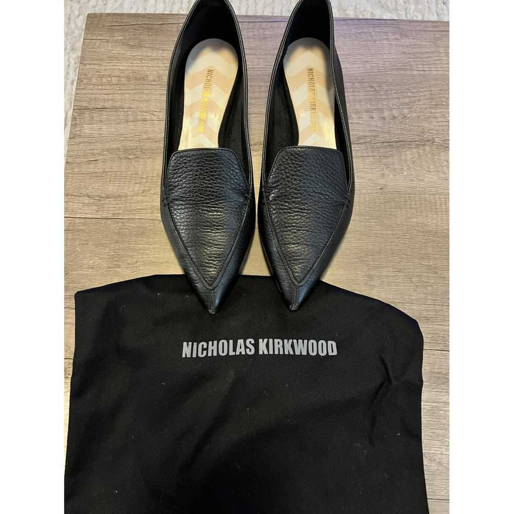 Nicholas Kirkwood Leather flats - image 9