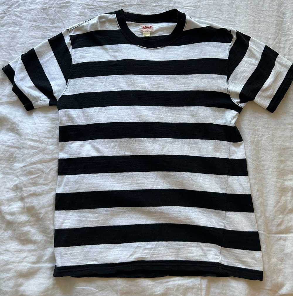 The Real McCoy's Real Mccoys Buco stripe t shirt - image 1