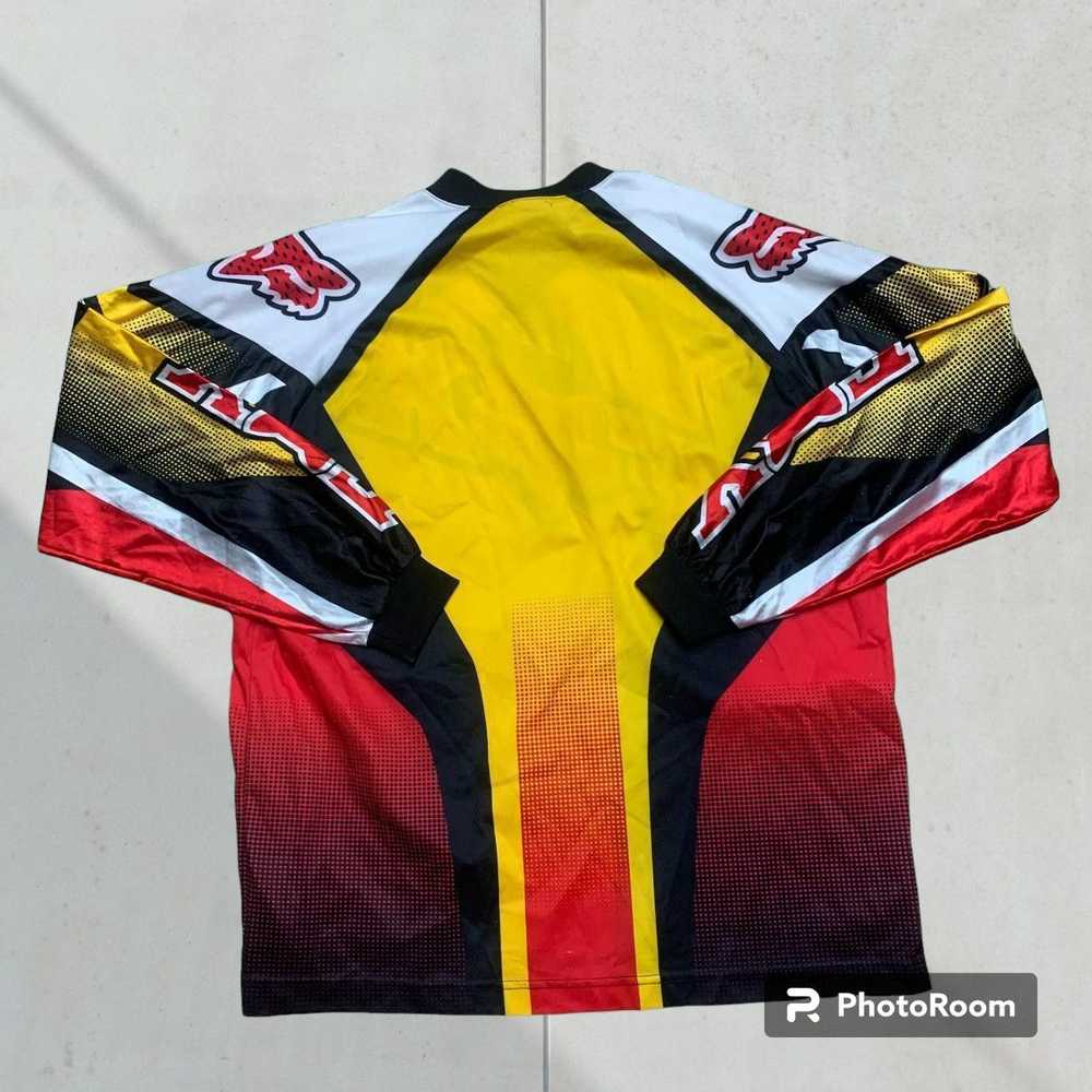 Fox Racing Vintage Fox Racing Red Yellow Motorcro… - image 4