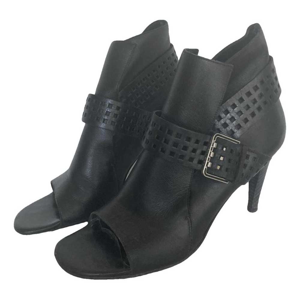 Bottega Veneta Leather open toe boots - image 1