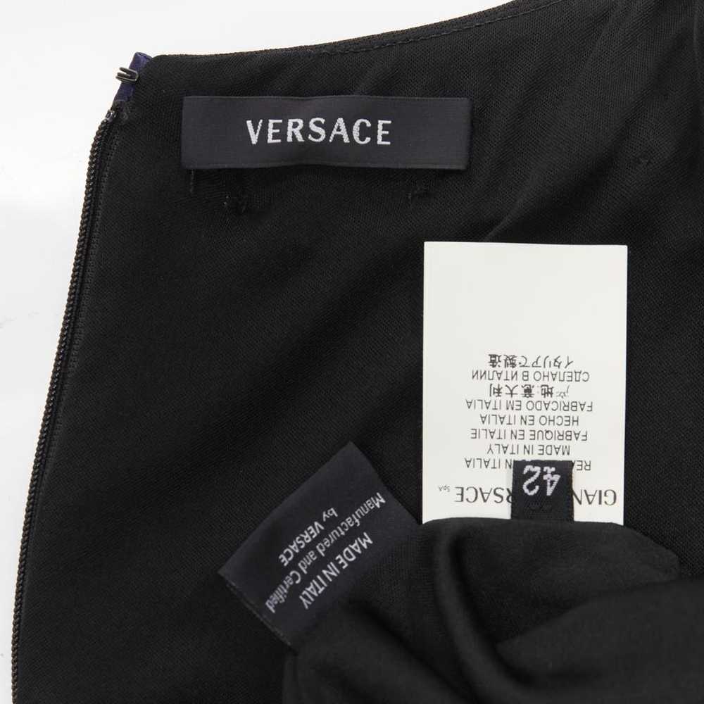 Versace Silk mid-length dress - image 8