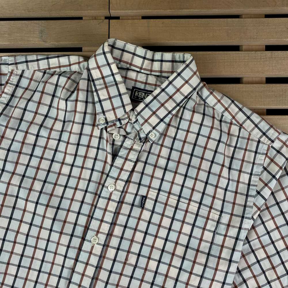 Kenzo × Luxury × Vintage Men’s Shirt Short Sleeve… - image 2