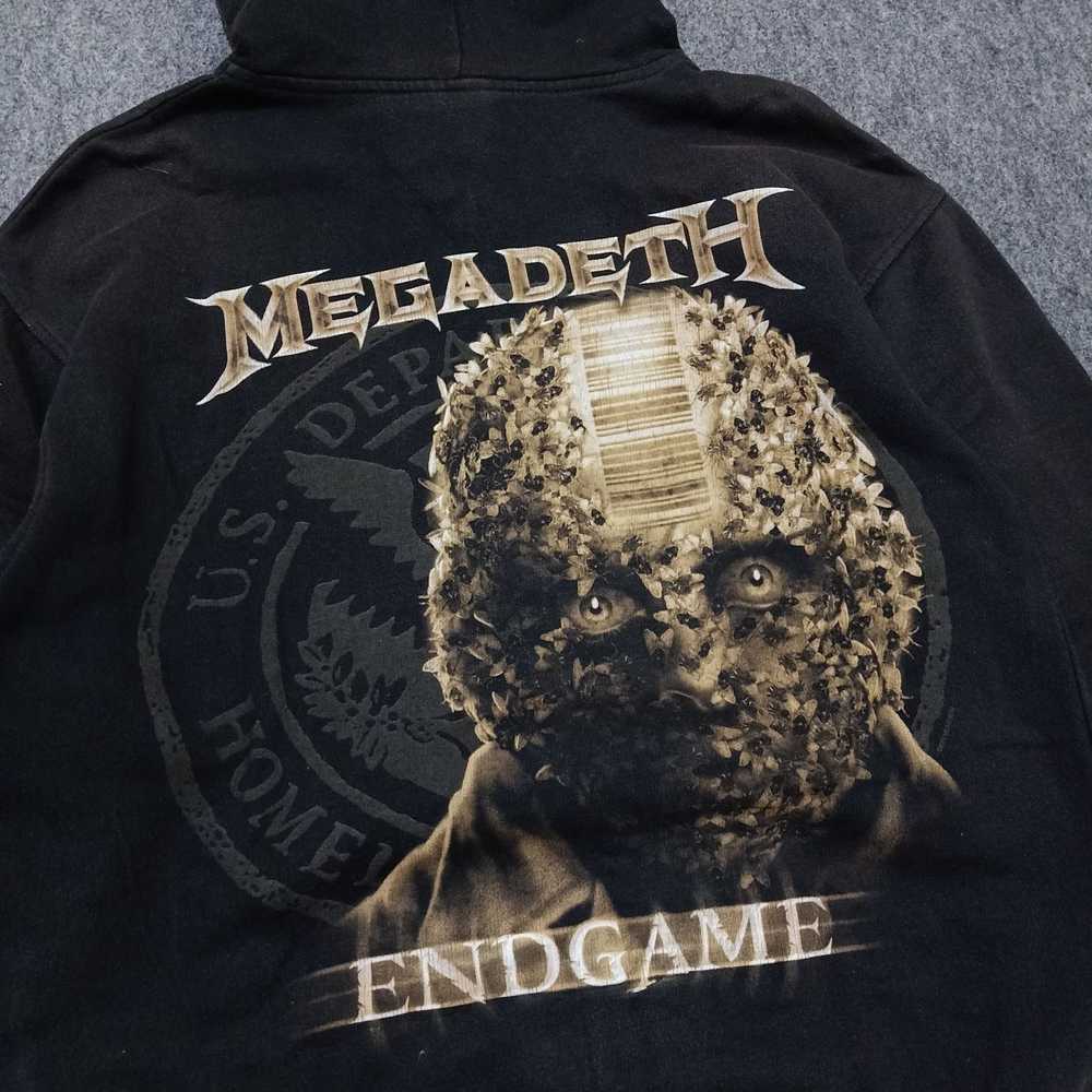 Band Tees × Megadeth × Tultex Hoodie jacket Expos… - image 5