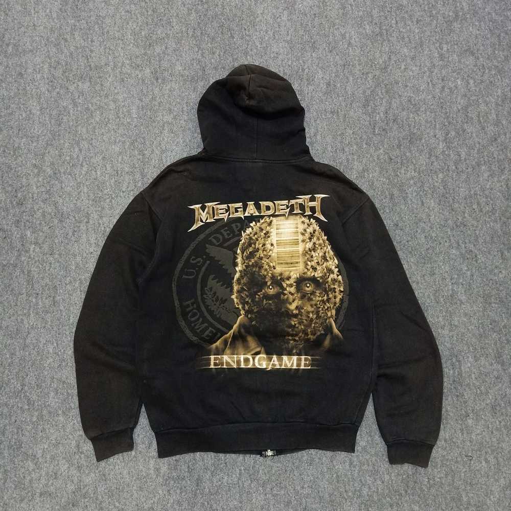 Band Tees × Megadeth × Tultex Hoodie jacket Expos… - image 7