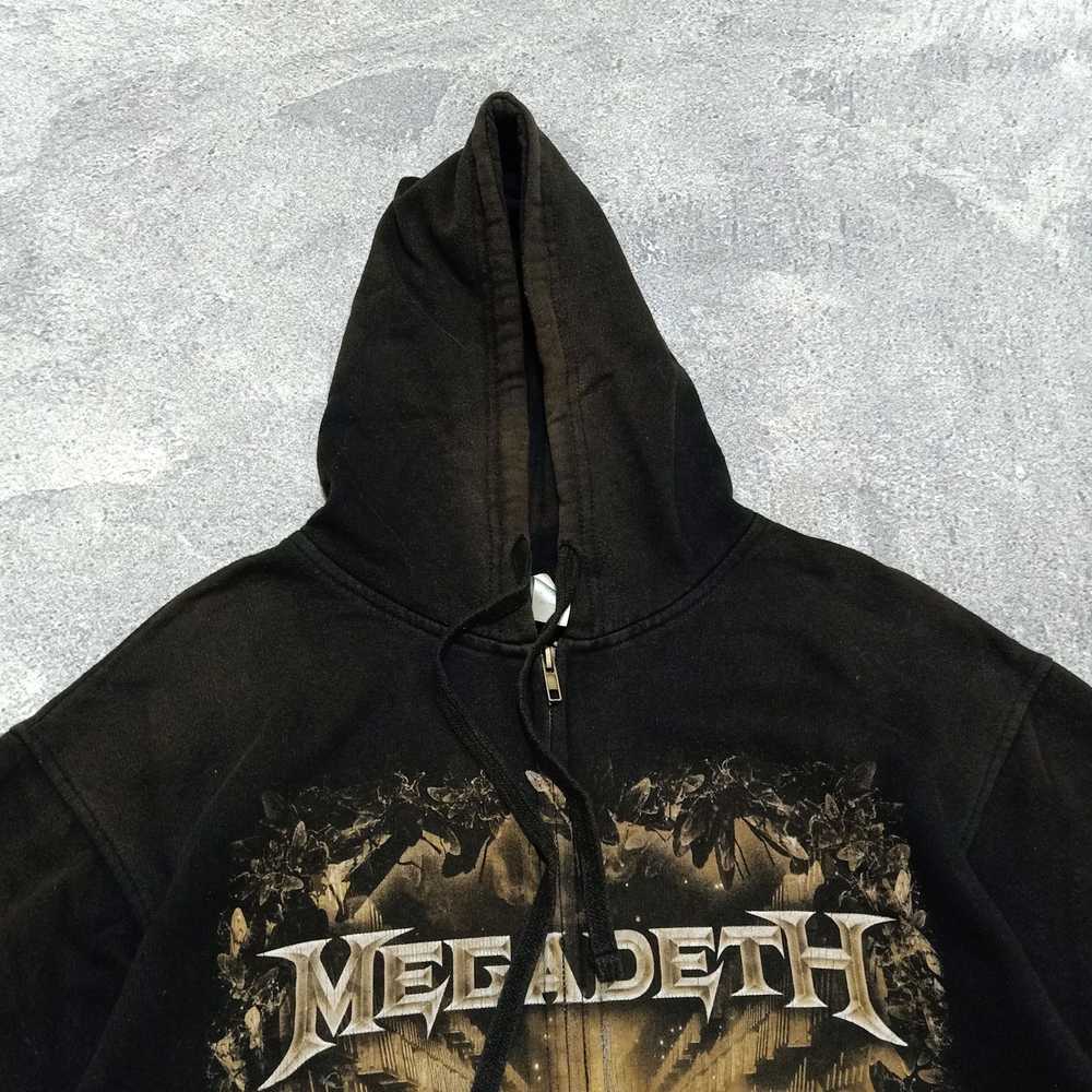 Band Tees × Megadeth × Vintage Hoodie jacket Expo… - image 2