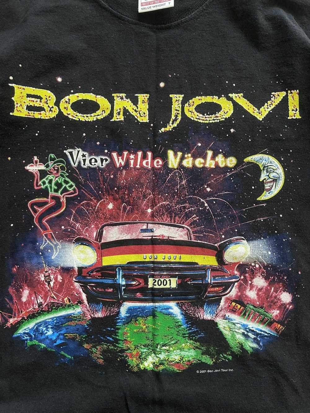 Band Tees × Bon Jovi × Rock Tees Vintage Bon Jovi… - image 2