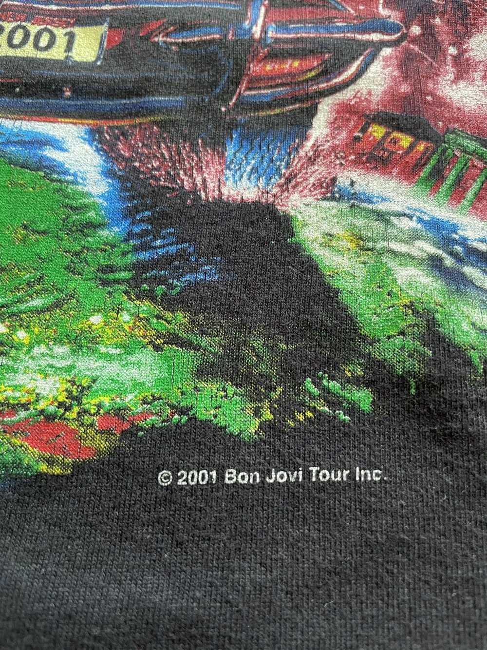 Band Tees × Bon Jovi × Rock Tees Vintage Bon Jovi… - image 3