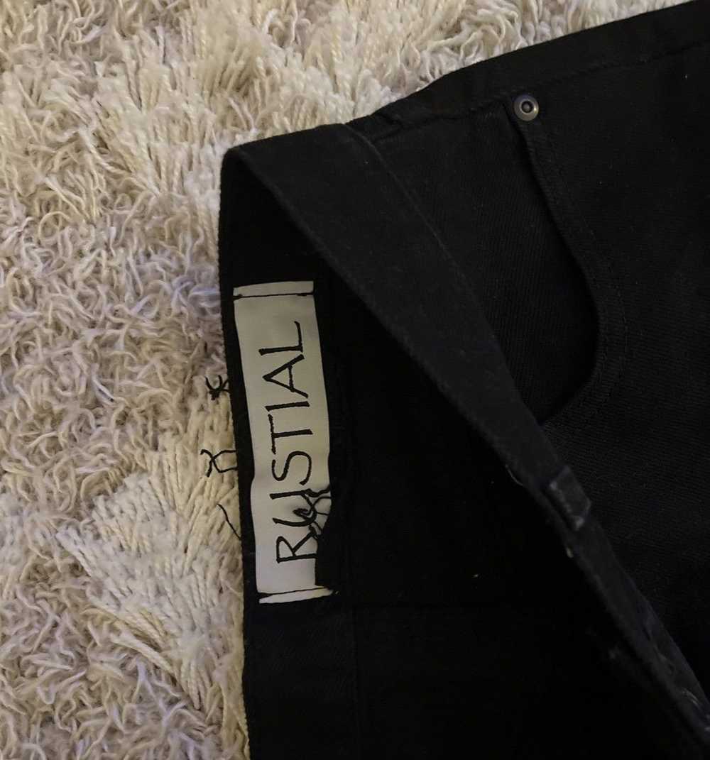 Japanese Brand Rustial distressed flared pants - image 2