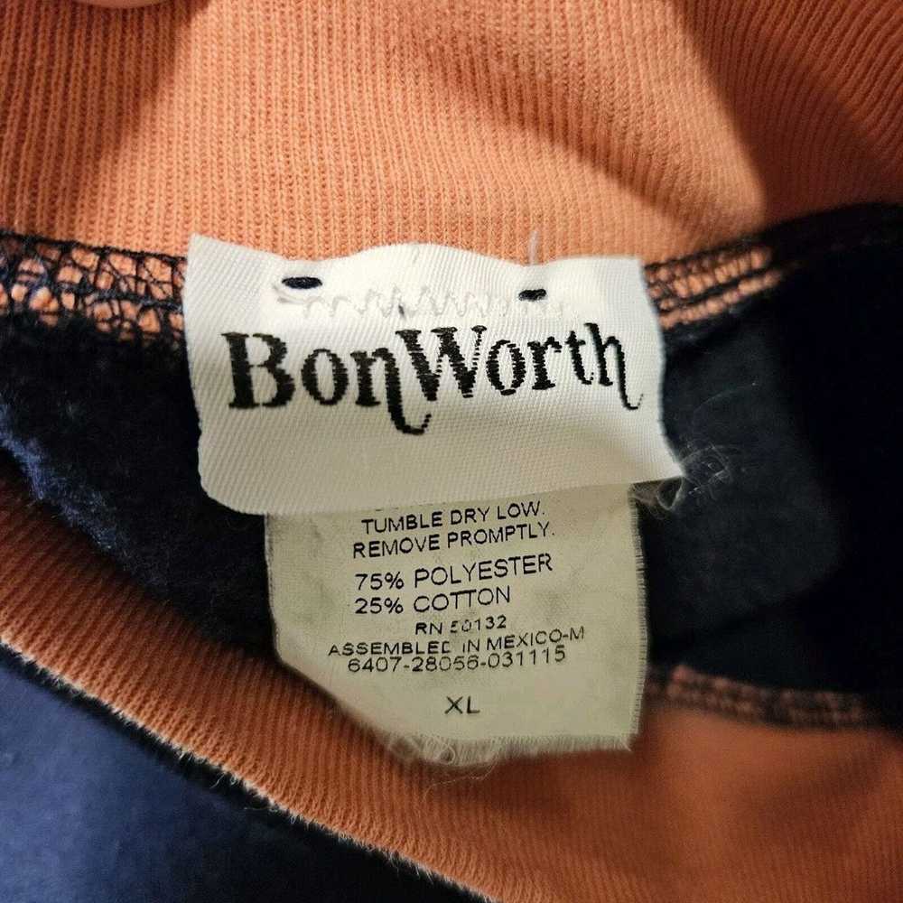 Vtg Bonworth Sweatshirt Womens XL Embroidered Flo… - image 8