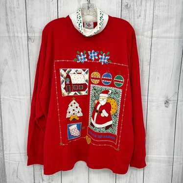 American VINTAGE Ugly Christmas Sweater Women's (… - image 1