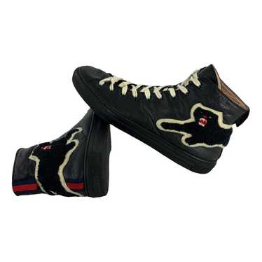 Gucci Leather high trainers - image 1