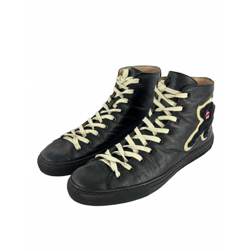 Gucci Leather high trainers - image 3
