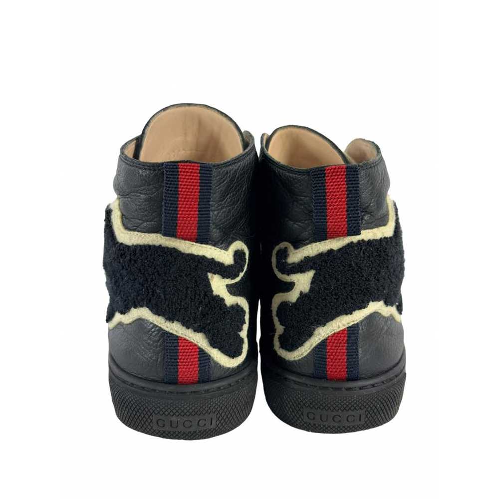Gucci Leather high trainers - image 7