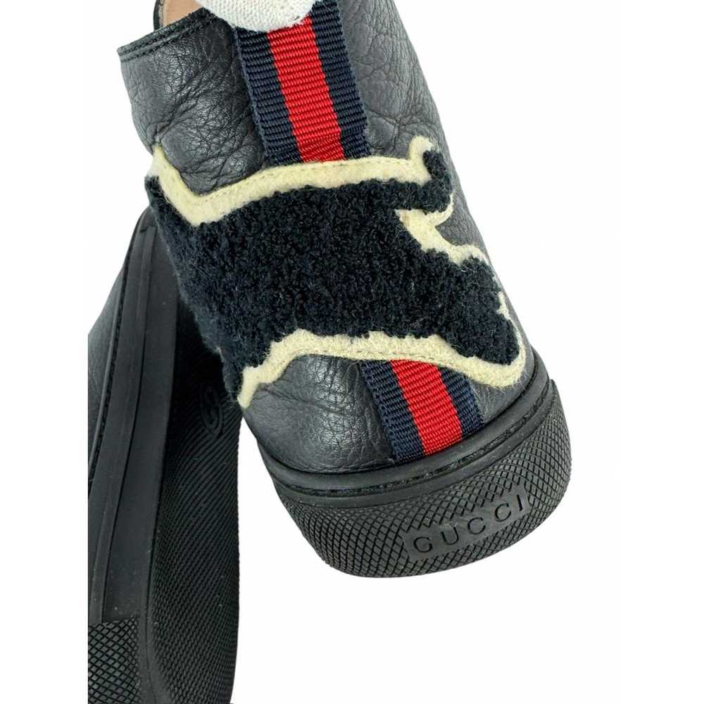 Gucci Leather high trainers - image 8