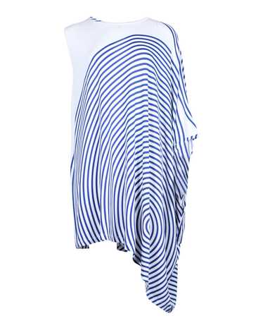 Maison Margiela Asymmetric Striped Mini Dress in … - image 1