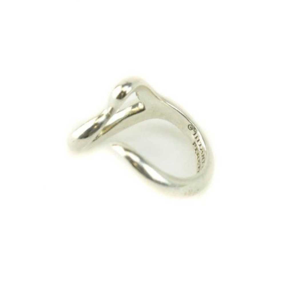 Tiffany & Co Open Heart silver ring - image 3