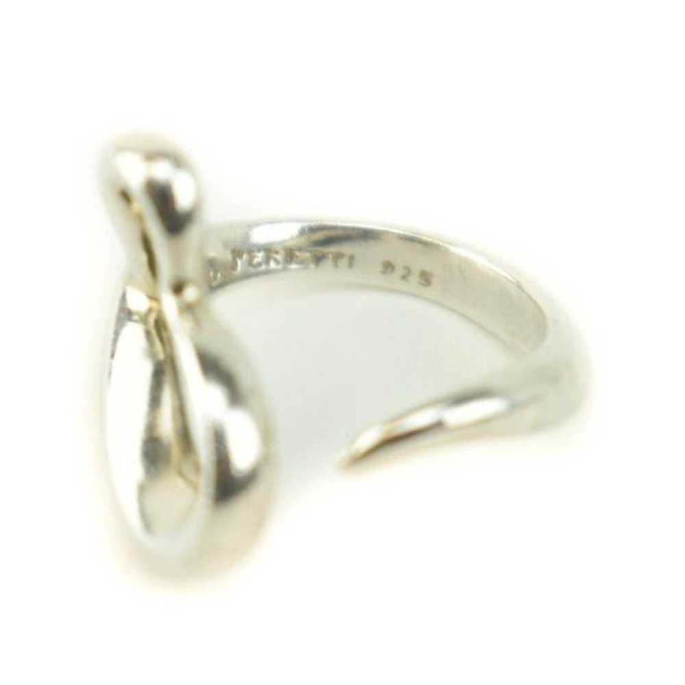 Tiffany & Co Open Heart silver ring - image 6