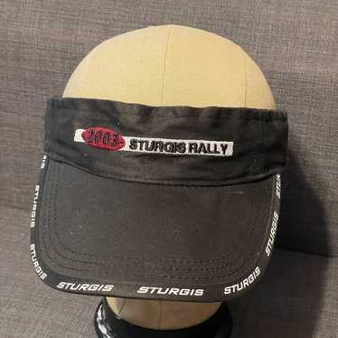 Vintage 2003 Sturgis Rally Black Visor Hat - image 1