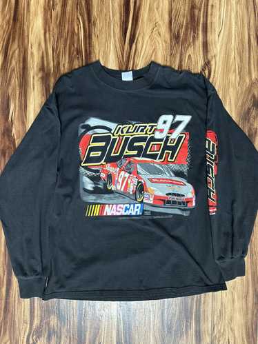 NASCAR × Streetwear × Vintage Kurt Busch Nascar Te