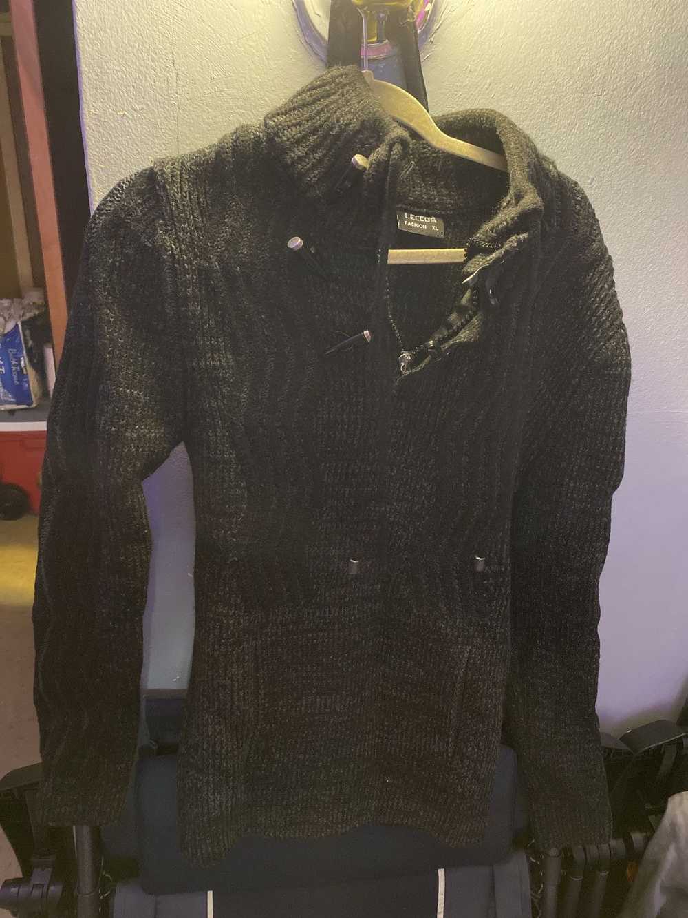 Vintage Lecco’s Knitted Sweater Black - image 2