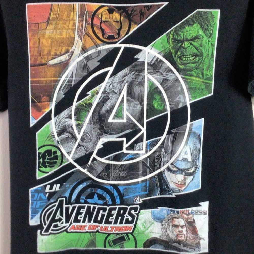 Marvel Avengers Age Of Ultron Movie T Shirt Black… - image 2