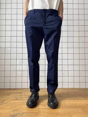 Prada PRADA Pants Suit Trousers Navy Blue red tab… - image 1