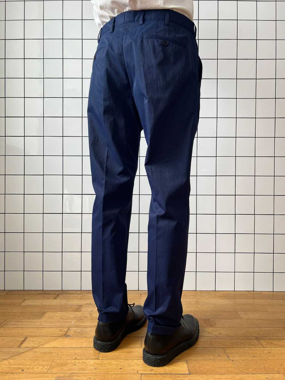 Prada PRADA Pants Suit Trousers Navy Blue red tab… - image 3