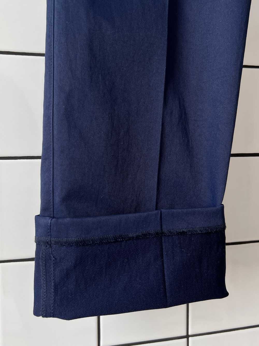 Prada PRADA Pants Suit Trousers Navy Blue red tab… - image 5