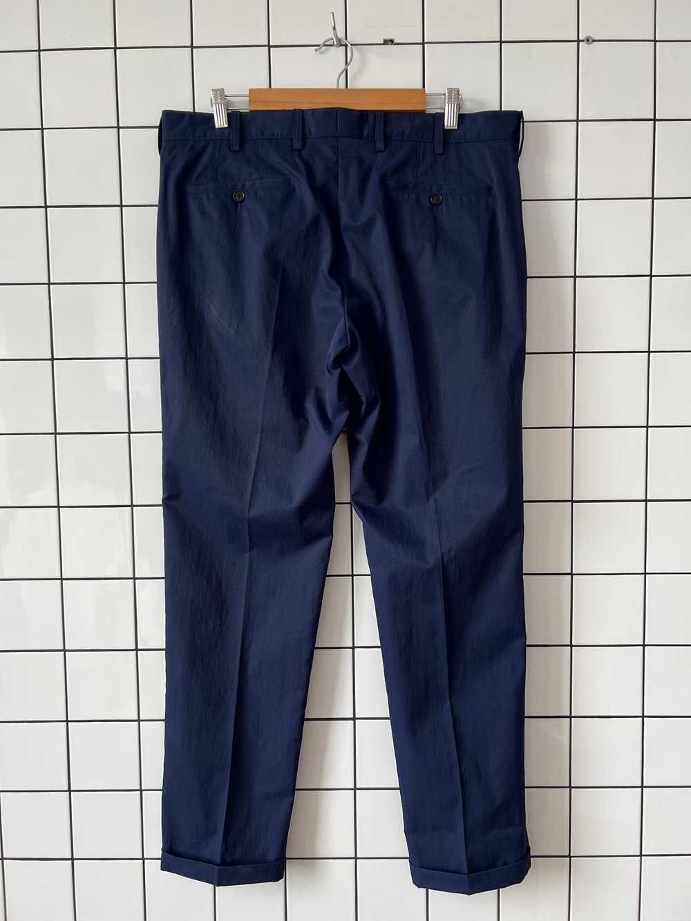 Prada PRADA Pants Suit Trousers Navy Blue red tab… - image 6