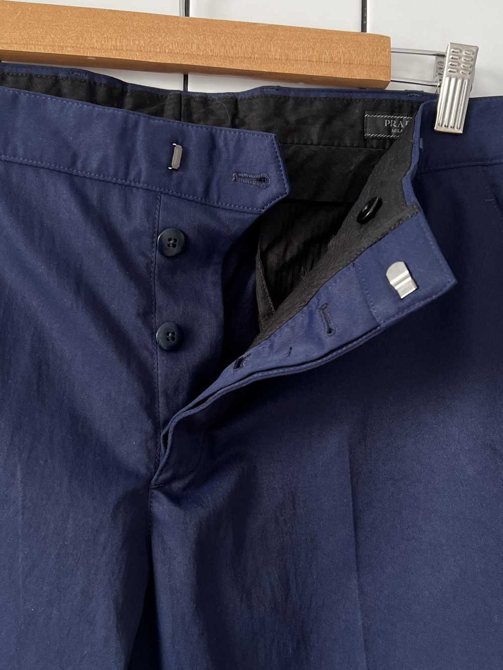Prada PRADA Pants Suit Trousers Navy Blue red tab… - image 8