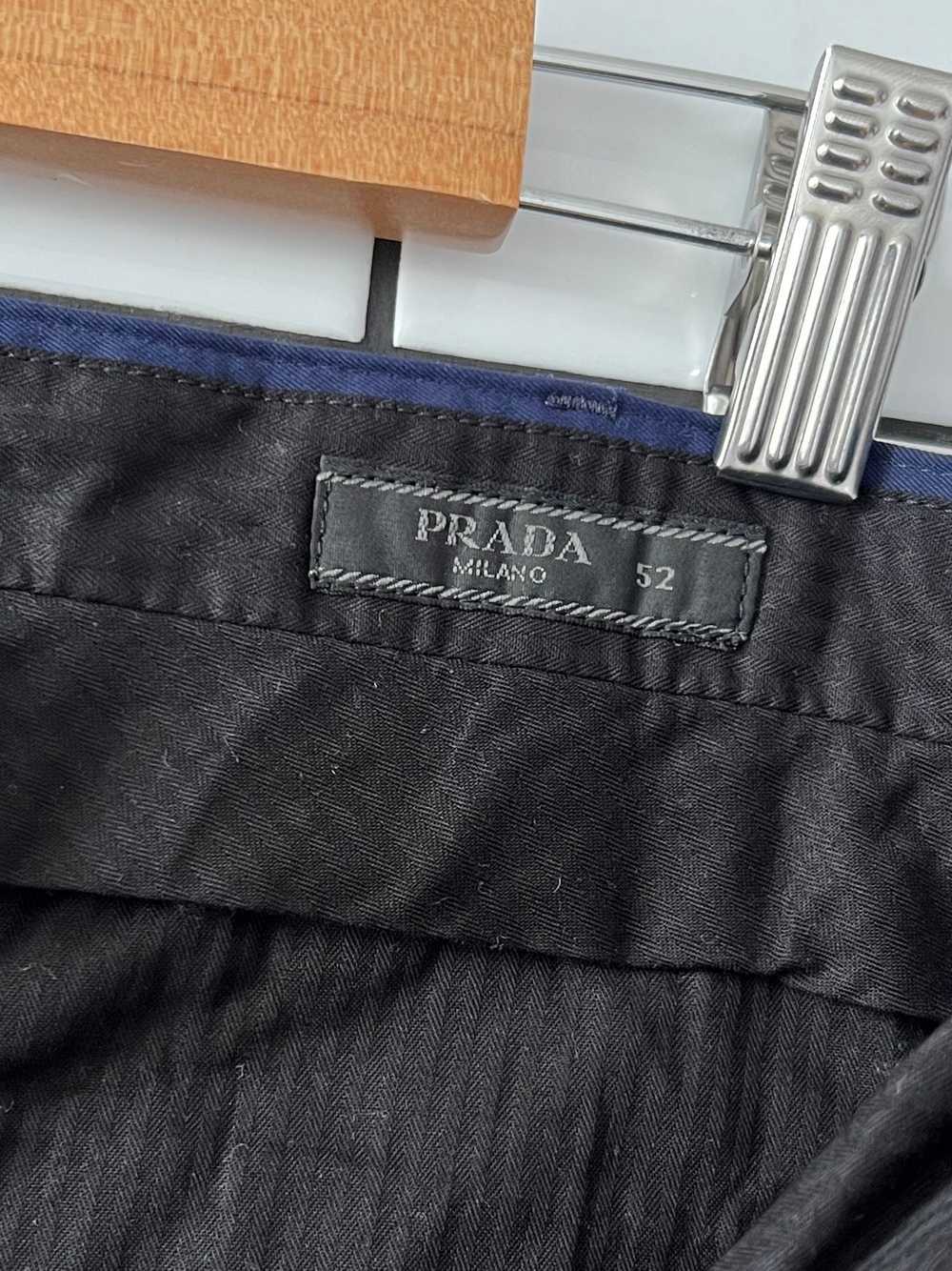Prada PRADA Pants Suit Trousers Navy Blue red tab… - image 9