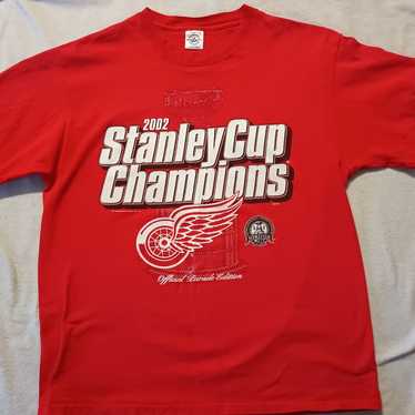 Vintage Delta Detroit Redwings 2002 Stanley Cup Sh