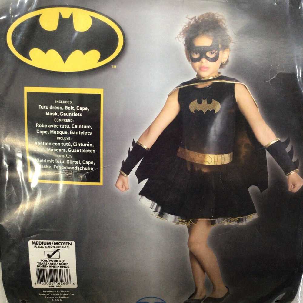 Vintage Batgirl Halloween Costume Girls Sz M (8-1… - image 2