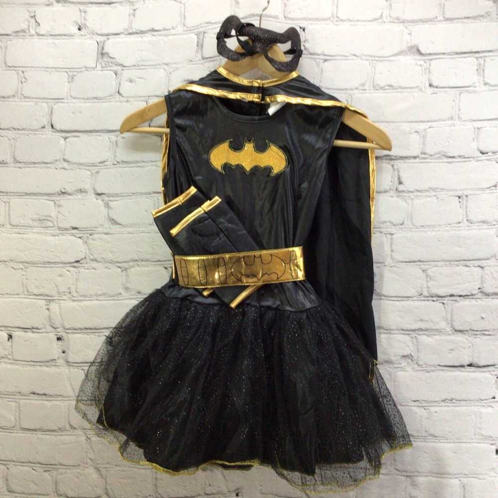 Vintage Batgirl Halloween Costume Girls Sz M (8-1… - image 3
