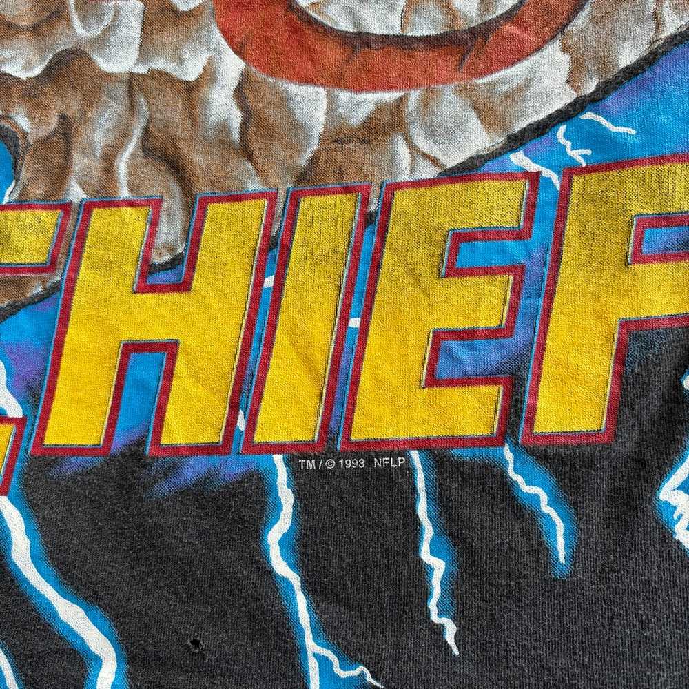 Vintage 1993 Kansas City Chiefs Salem Lightning S… - image 4