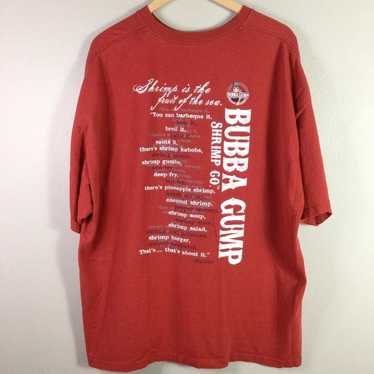 Bubba Gump Shrimp Co Chicago T Shirt Red 3XL XXXL - image 1