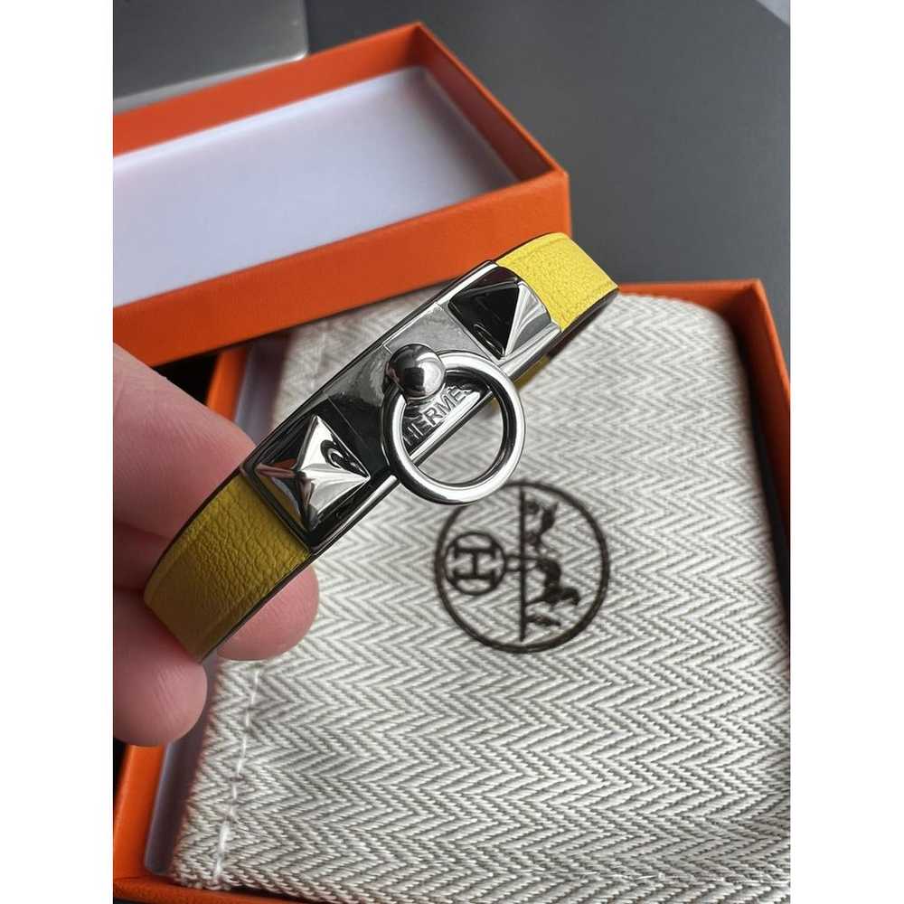 Hermès Rivale Mini leather bracelet - image 2