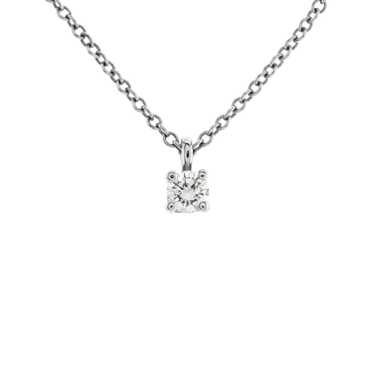 Tiffany Solitaire Pendant Necklace