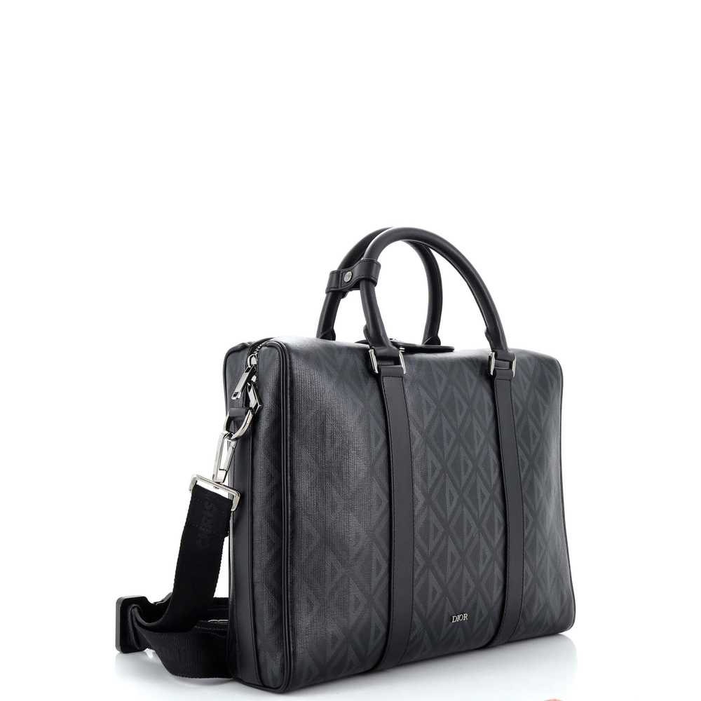 Christian Dior Lingot Briefcase CD Diamond Coated… - image 2